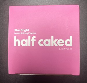 NEW Half Caked Star Bright Loose Setting Powder Shade Banana 8.5g/0.29oz