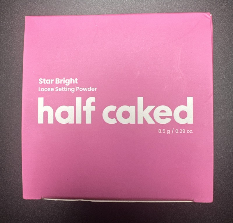 NEW Half Caked Star Bright Loose Setting Powder Shade Banana 8.5g/0.29oz