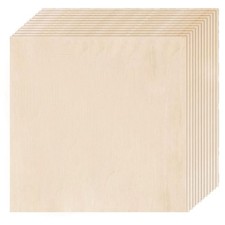 Basswood Hojas 12 Pack12x12x18Inch Contrachapado Sheets3mm Basswood para