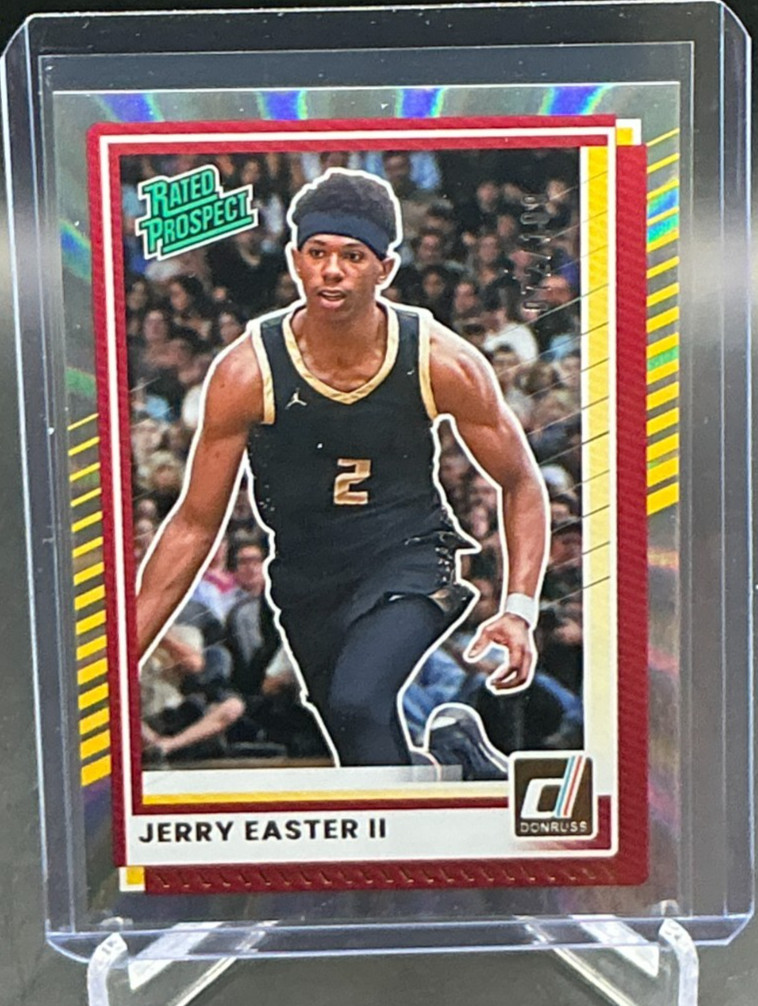 2025/26 Panini Donruss Basketball Holo Laser Prospect JERRY EASTER II 72/199