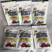 Extreme Sport Beans Jelly Belly Energy Gels with Electrolytes & Caffeine, 6 Pk