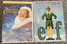 The Santa Clause 2-Tim Allen DVD-new, Elf - Will Ferrell W/James Cann- New Other