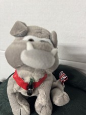 1997 Coca-Cola Collector  s Edition Bulldog Plush Stuffed Animal UK Version