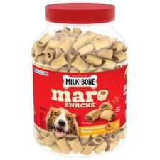 Milk-Bone Marosnacks Dog Treat with Peanut Butter Flavor - 40oz