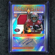 2025 Phoenix Football JORDAN JAMES Ascension Rookie Jersey Autographs 28/49