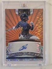 2023 Select JACKSON CHOURIO Youth Explosion RC Auto Neon Orange Pulsar #/5