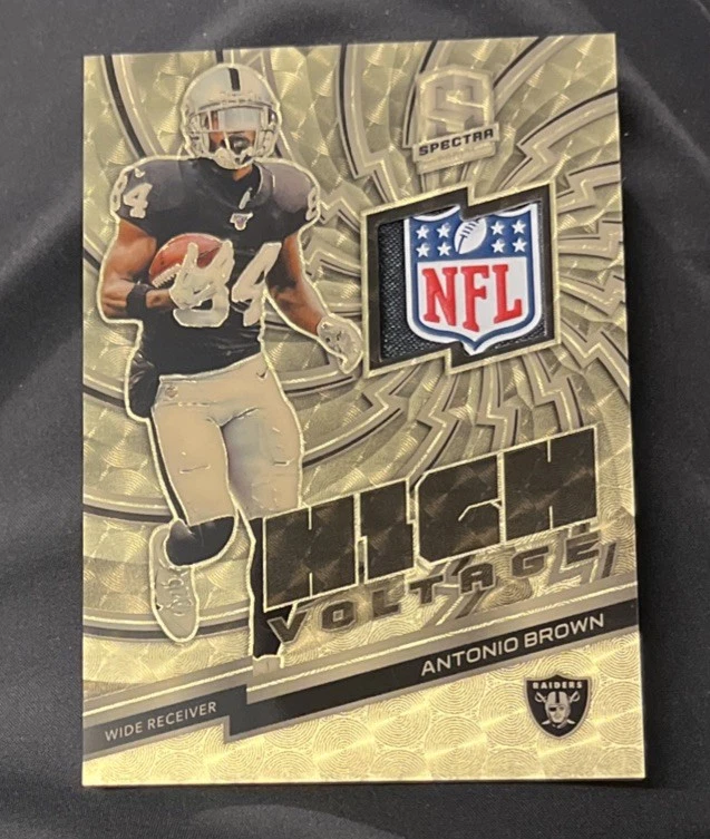 Football Antonio Brown Serial Numbered Sports Trading Card Singles