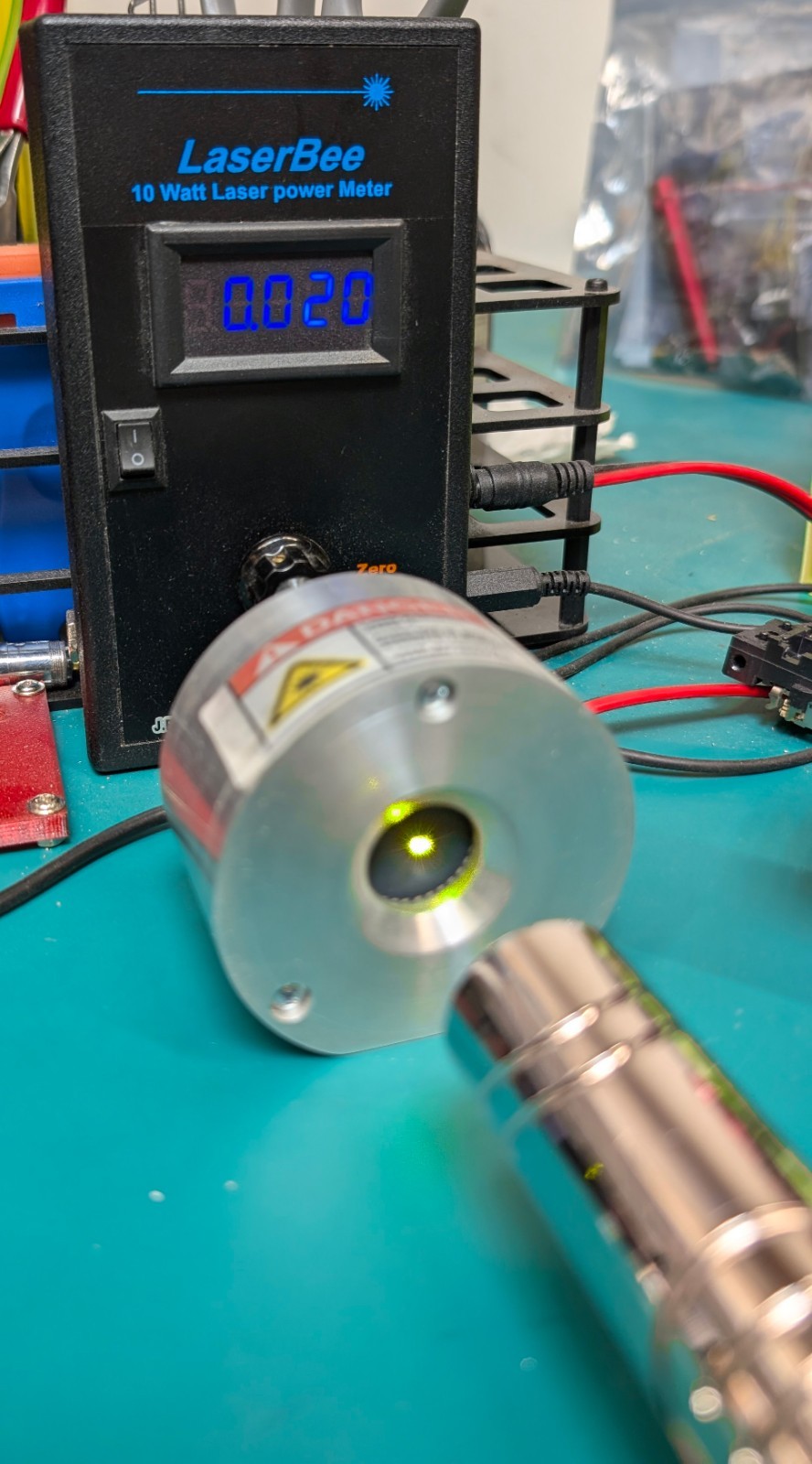 Z80 - Real Yellow Laser Module - 569nm - 12mm x 60mm - 3 - 4.2V - Low Divergence