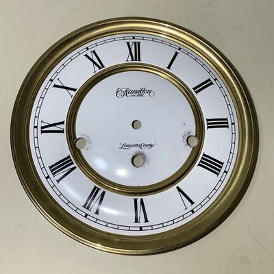 Hamilton Lancaster County 7 7/8  Clock Face Dial Westminster Chime