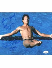 Greg Louganis signed 8x10 Photo Olympics JSA Authentication