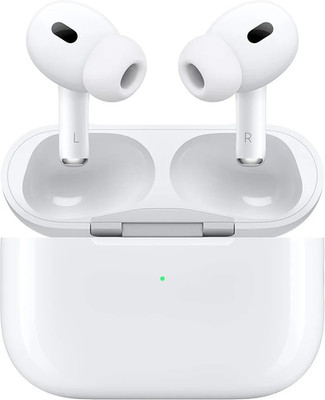 Apple AirPods Pro 2nd Gen Bluetooth In-Ear Earbuds White ANC w/ Charging Case