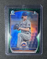 2023 Bowman Draft Kade Morris 1st Green Grass Refractor /99 #BDC-86 Mets 
