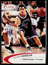 Tyson Wheeler 1998 SAGE #46 Rookie Rhode Island Rams