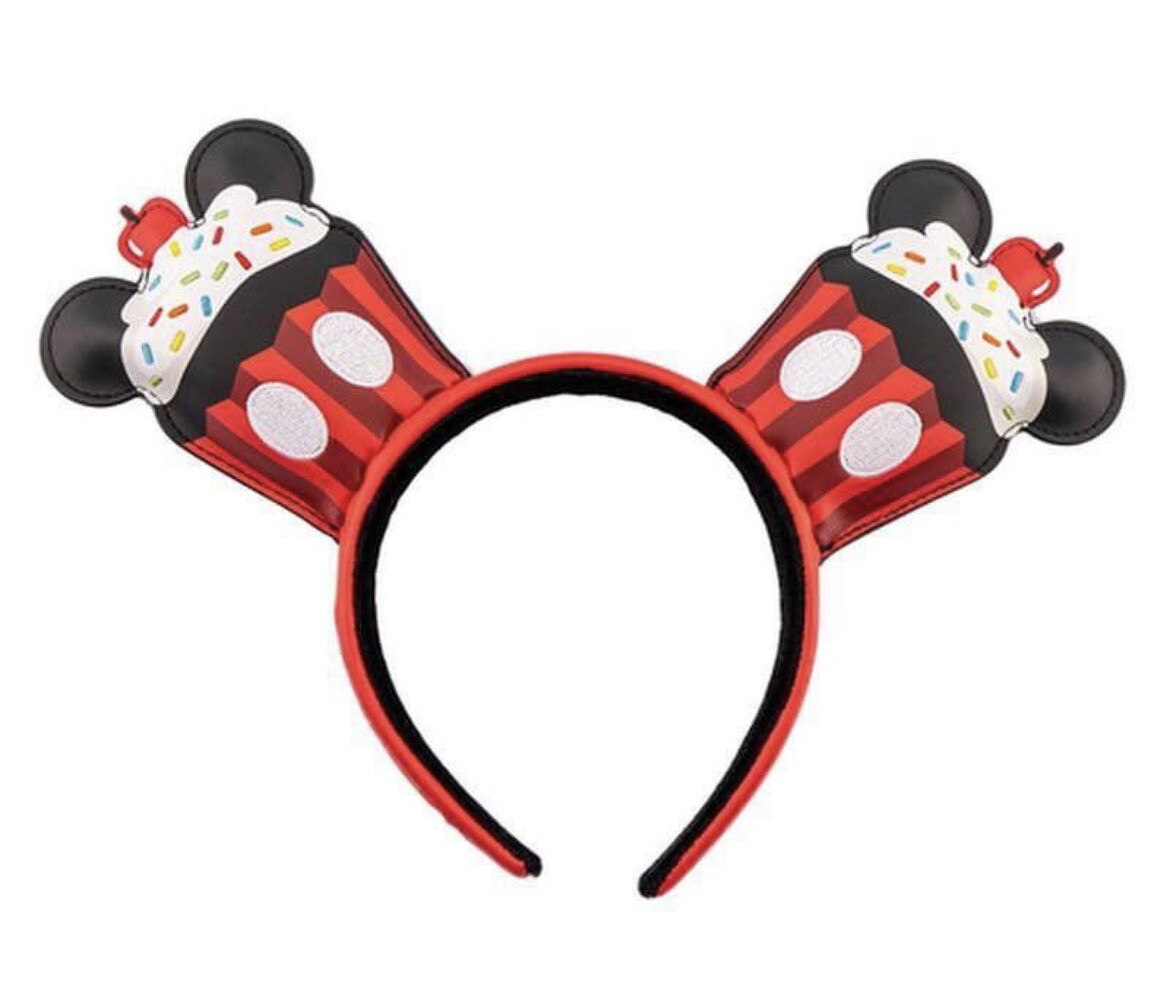 Loungefly Disney Mickey Mouse Cupcake Ears Red Dessert Oh  display picture 2