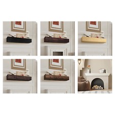 VEVOR Fireplace Mantel Wood Shelf Floating Rustic Mantel Shelf 48/60/72/84"
