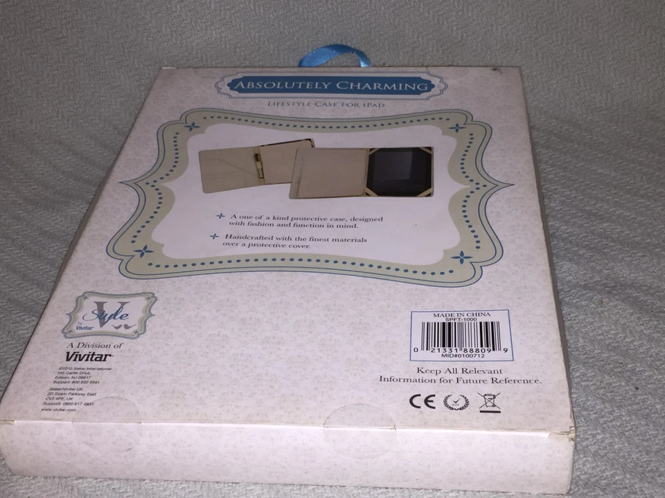 V Style by Vivitar Absolutely Charming BLUE Lifestyle Case For iPad SPFT-1000 - Image 3 of 4