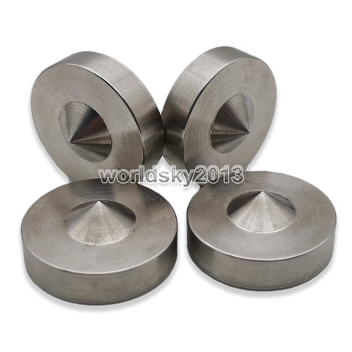 4 piezas Altavoz de acero inoxidable 23 mm Choque Pico Soporte Aislamiento Pies Base Almohadilla - Imagen 10 de 11
