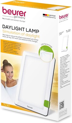 Beurer TL30 Portable Daylight Lamp 10000 Lux LED UV-Free Light Therapy SAD New