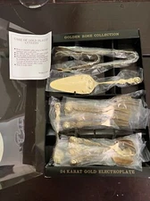 24 Karet Gold Electroplated Golden Rose Collection