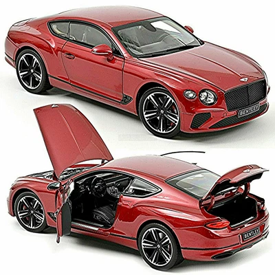BENTLEY CONTINENTAL GT COUPE 2018 CANDY RED NOREV 182788 1/18 METAL ROUGE LHD - Photo 1/4