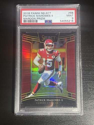 Patrick Mahomes II [Maroon Prizm] #66 2018 Panini Select card