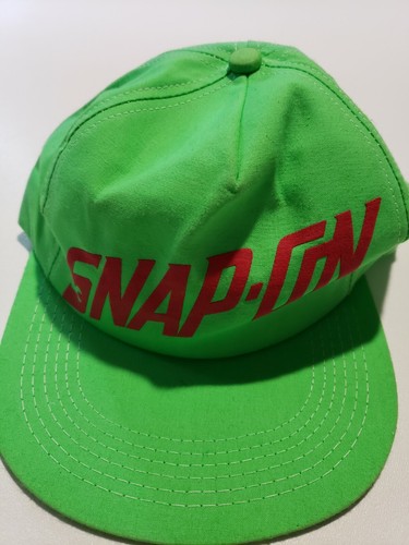 Tools 80's green Snapback Flat Brim Hat 