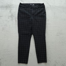 Old Navy Pants Women's 4 Multicolor Mid-Rise Pixie Skinny 27x24.5-Measured Plaid