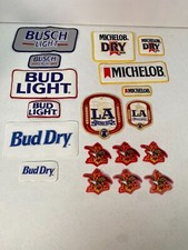 Anheuser Busch Sew On Patch Lot of 18. Bud Li...