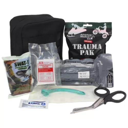 Ever Ready First Aid Tactical Trauma IFAK Kit Feat. Trauma Pack QuikClot Bandage
