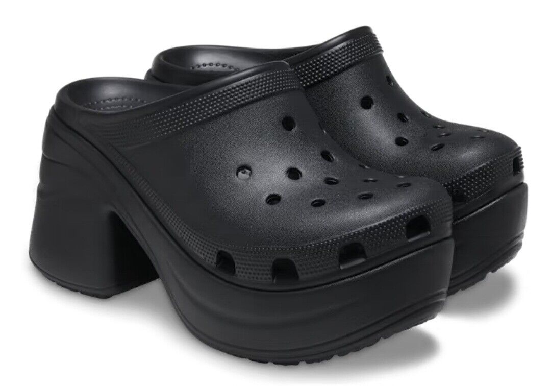 Crocs Siren Clog Hyper Pink Bone Pink Crush Black Women's Crocs Siren Clog Hyper Pink Bone Pink Crush Black Women's