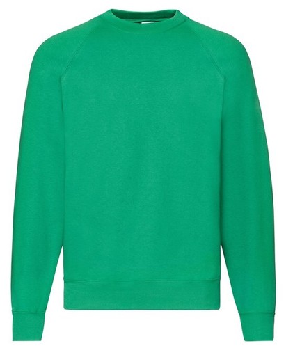 Fruit of the Loom Classic Raglan Plain Sweatshirt Jumper Casual Workwear SS270 - Picture 20 of 28