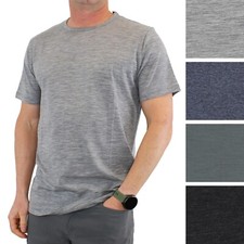 Taylor Stitch Para Hombre Camisa Merino Lana Absorbe la Humedad Camiseta Súper Suave $68