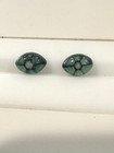 GIA CERTIFIED, Colombian, Trapiche Emerald well matched cabochon pair-very rare. — photo 6