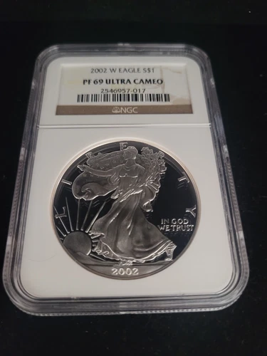 2002-W Proof American Silver Eagle PF-69 NGC