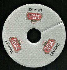 STELLA ARTOIS LIGÈRE GRUPPO DI 12 COLLARI A GOCCIA/COLLANE GOCCE TAPPETINI SOTTOBICCHIERI