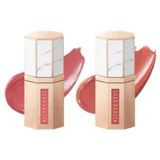 Dear Dahlia Paradise Dream Velvet Lip Mousse 0.21 fl oz Ballet + Teddy - 2 Pack
