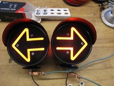 2 Vintage Bolser 12 Volt Turn Signal Lights 2 Vintage Bolser 12 Volt Turn Signal Lights