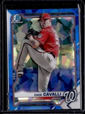 2021 Bowman Chrome Sapphire #BCP-99 Cade Cavalli  Sapphire