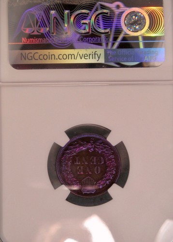 1891/89 INDIAN HEAD CENT/PENNY RARE SNOW-PR1 *FINEST KNOWN BLAZER* NGC PF 66 BN - Picture 4 of 6