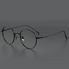 Retro Titanium Round  Reading Glasses Men Women Readers Full Rim Eyeglass Frames