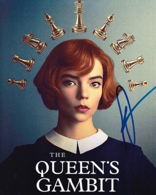 ANYA TAYLOR JOY signed Autogramm 20x25cm QUEENS GAMBIT in Person autograph COA