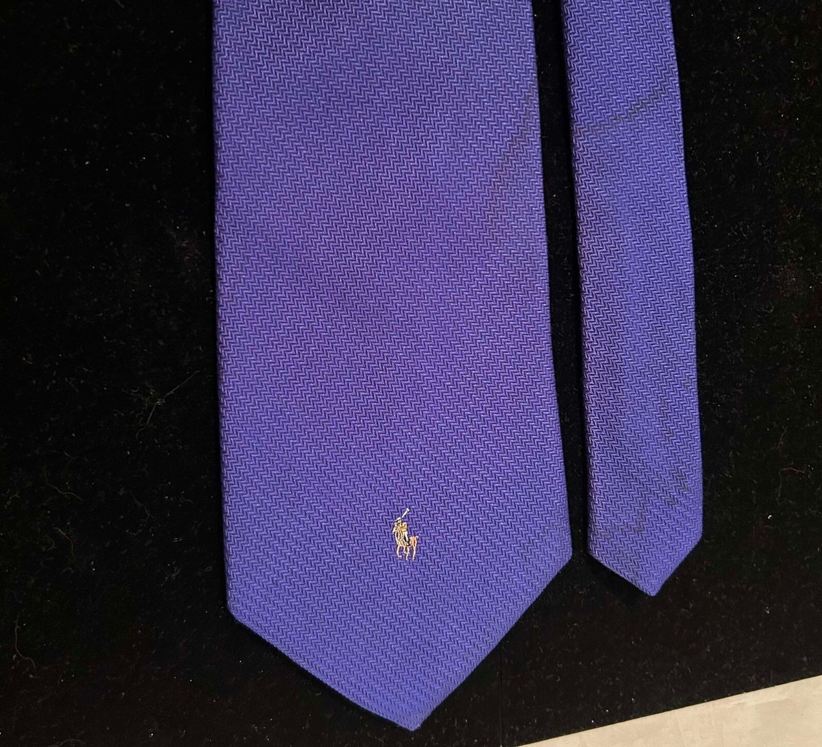 Vintage POLO Ralph Lauren LOGO Neck Tie Preppy