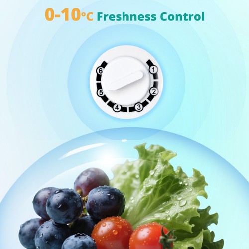 45L 220V Frigorífico Compresores Frigorífico 0-10°C Pequeño Frigorífico Blanco - Imagen 5 de 13
