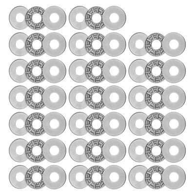 UXCELL AXK0821 Axial-Nadellager mit Unterlegscheiben 8mm Bohrung 21mm Außendmr 20stk