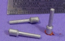 S SCALE Sn3 1/64  ROOF MOUNT STACKS WISEMAN MODEL SERVICES DETAIL PARTS: S358