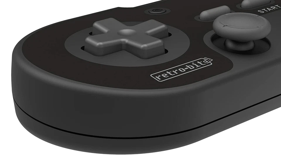 Retro-Bit Legacy 16 Wireless 2.4GHz Controller for SNES, Switch, PC, Mac - Black - Image 3 of 4