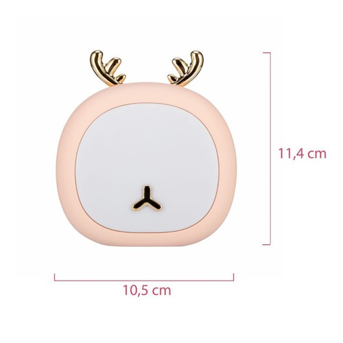 LED Batería Luz de Noche Niños Night Ciervo Rosa 1,1W 3000-6500K Atenuador Toque - Imagen 8 de 8