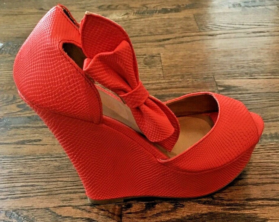 Hot Pink Wedge Shoes