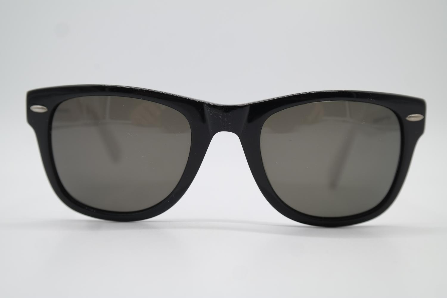 HIS 9932 Black Silver White Oval Sunglasses New Trendy Style-image