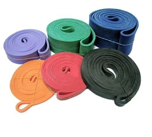 Resistance Squatting Cord 7 PACK POWER BAND Weightlifting Bands Aerobics Therapy